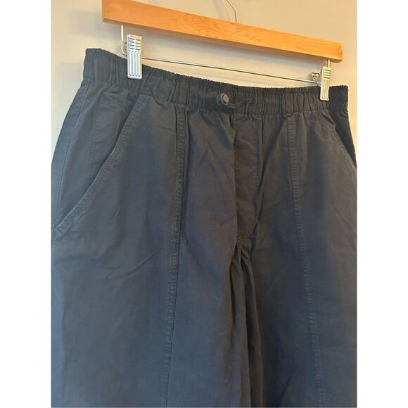 Zara Parachute Pants sz M Wide-leg black utility street hip hop - Picture 7 of 13